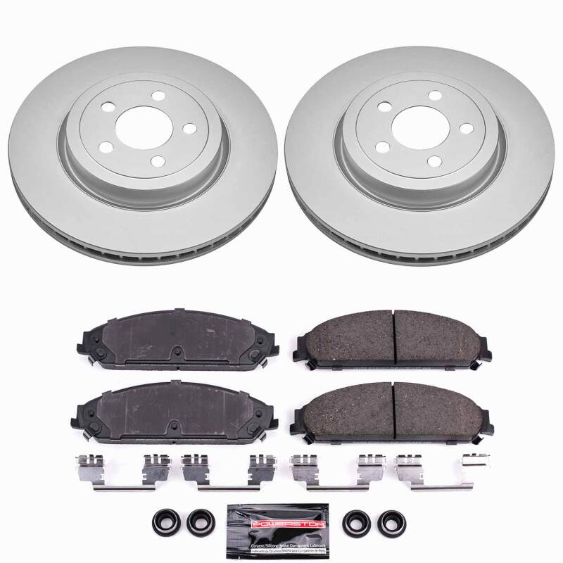 Power Stop 05-23 Chrysler 300 Front Z23 Coated Brake Kit