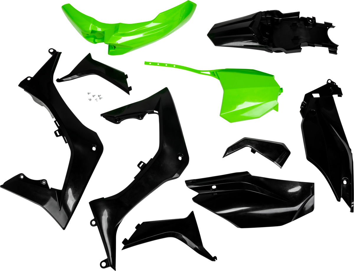 Acerbis Full Plastic KIT HON Green/Black (2861931089)