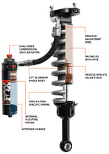 Cargar imagen en el visor de la galería, FOX 05+ Toyota Tacoma Performance Elite 2.5 Series Shock Front 2-3in Lift