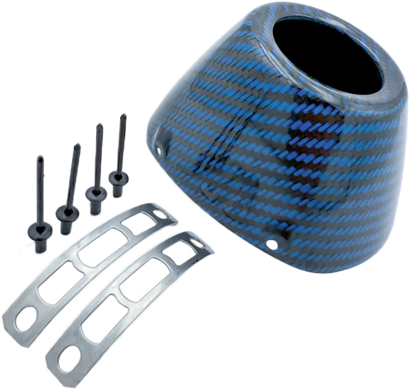 FMF Racing Carbon CAP 4.1 NEW Style Blue Carbon (040694)