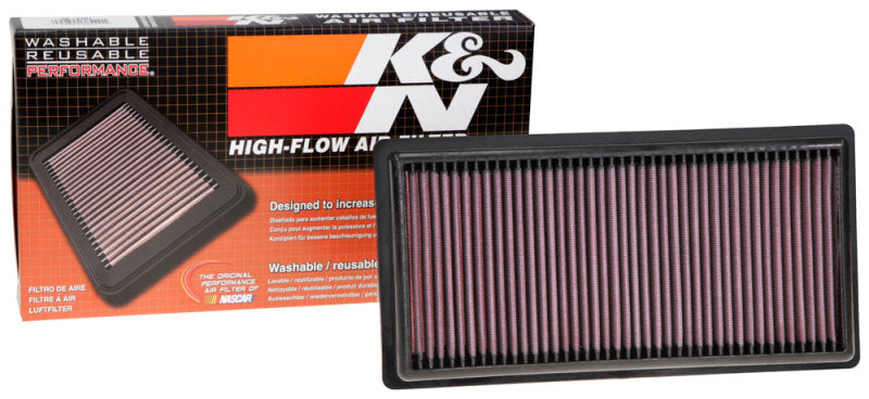 K&N 33-5101 Replacement Air Filter — Fits 2019-2024 Alfa Romeo Tonale, Dodge Hornet, Fiat 500X, Jeep Renegade