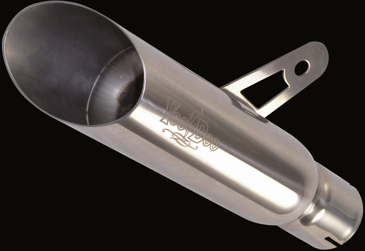Voodoo Shorty Exhaust Single Muffler Polished (VER1L5P)