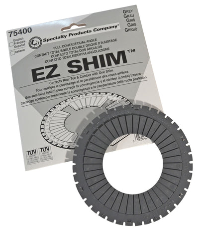 SPC Performance EZ Shim Dual Angle Camber/Toe Shim (Grey) — Alignment Kits