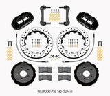 Wilwood Narrow Superlite 6R Front Hat Kit 12.88in Drilled 2014-2015 Mini Cooper w/Lines