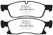 Cargar imagen en el visor de la galería, EBC 11+ Dodge Durango 3.6 Extra Duty Front Brake Pads