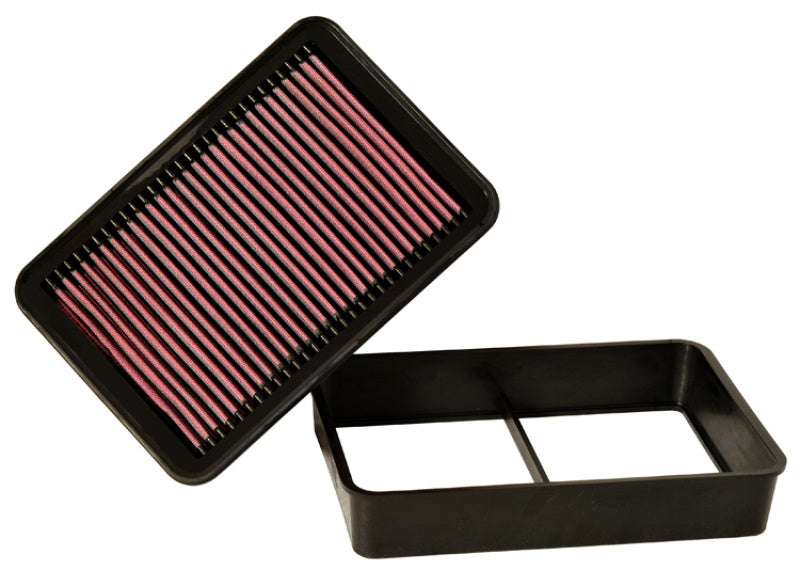 K&N High-Flow Air Filter — Fits 2008-2015 Mitsubishi Lancer, Outlander, Outlander Sport