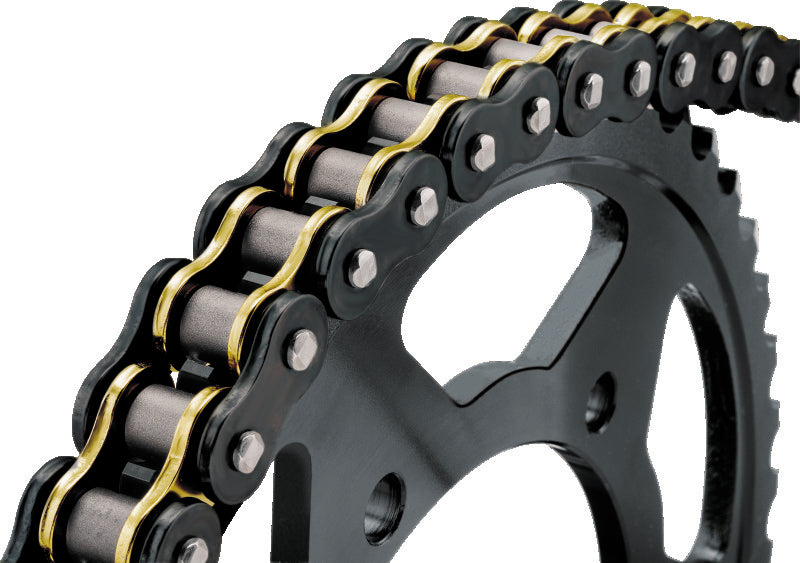 BikeMaster 530 BMOR O-Ring Chain - Black/Gold, 130 Links
