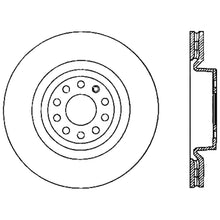 Load image into Gallery viewer, Stoptech 06-10 Audi A3 / 08-10 TT / 99-10 TT Quattro / 09 VW CC Front High Carbon CRYO-STOP Roto