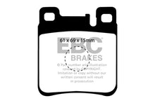 Cargar imagen en el visor de la galería, EBC 05-06 Chrysler Crossfire 3.2 SRT6 Greenstuff Rear Brake Pads