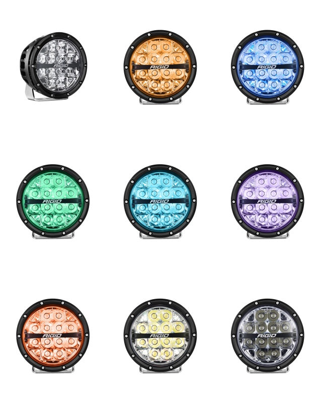 Foco LED todoterreno de 6 pulgadas de la serie 360 ​​de Rigid Industries, RGBW