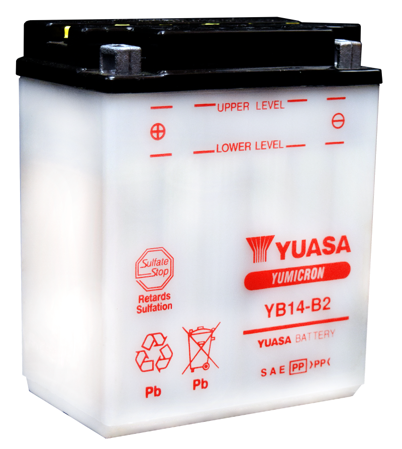 Batería Yuasa YB14-B2 Yumicron CX de 12 voltios