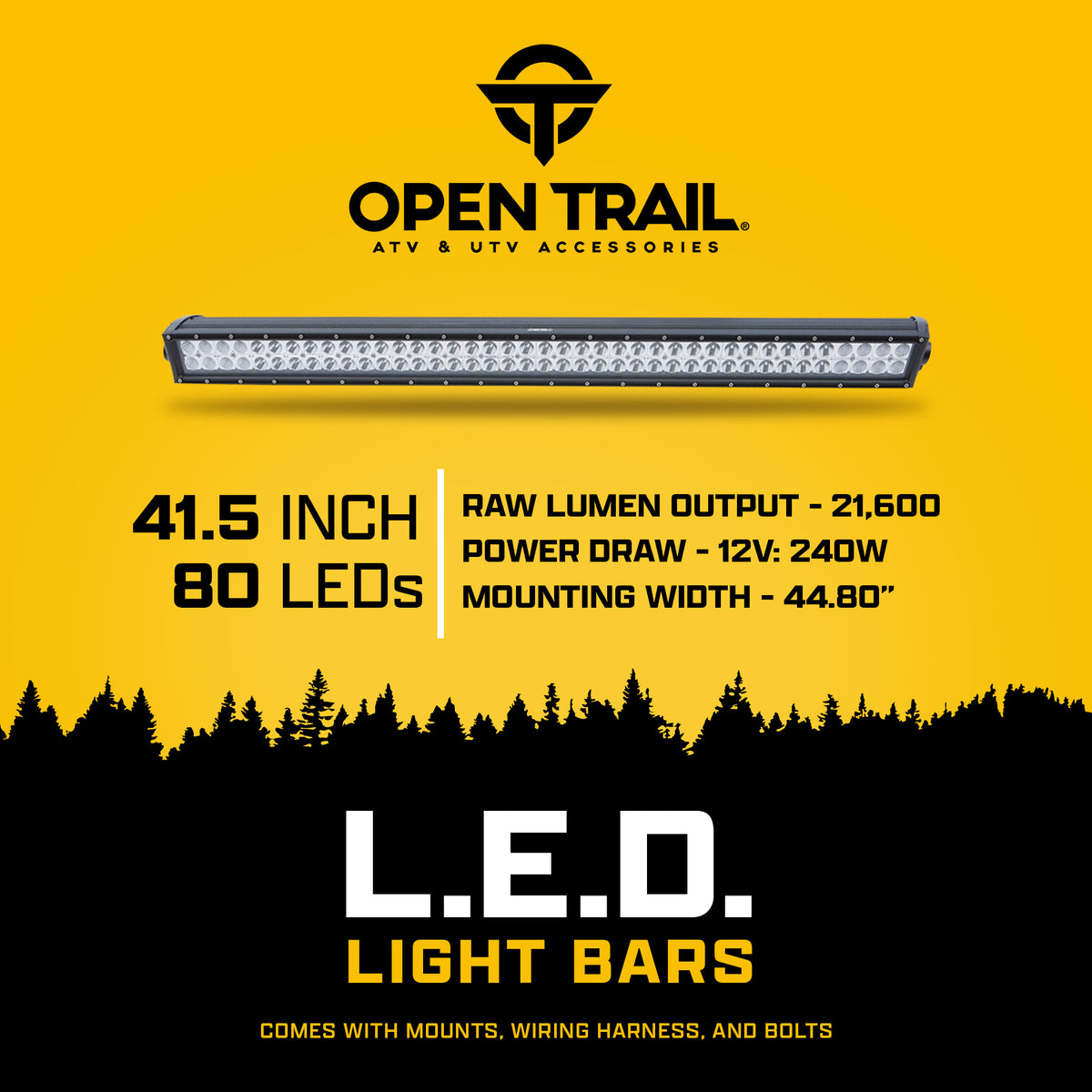 Open Trail LED Light BAR 41.5" (HML-BC2240 COMBO)