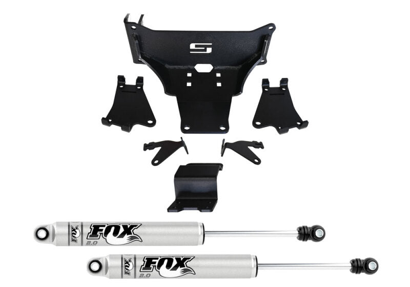 Superlift 17-24 Ford F-450/550 Super Duty 4WD Dual Steering Stabilizer Kit w/ Fox 2.0 Shocks