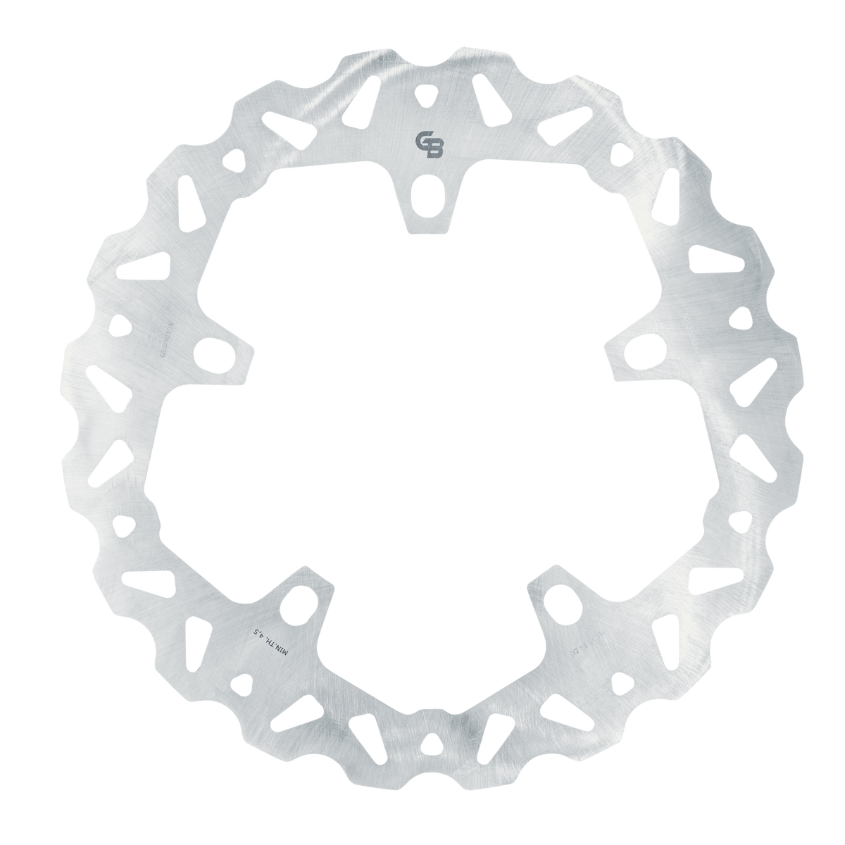Gbrakes Rotor 12.5" Solid Wave FR Stainless (GBD9013X)