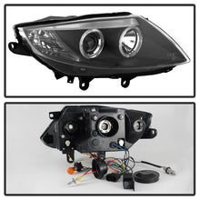 Cargar imagen en el visor de la galería, Faros delanteros de proyector Spyder BMW Z4 03-08, solo modelos Xenón/HID - Halo LED negro PRO-YD-BMWZ403-HID-BK