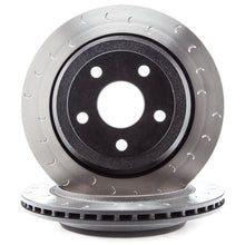 Cargar imagen en el visor de la galería, Alcon 2007+ Jeep JK-JL 330x22mm Rotors 4-Piston Red Calipers Rear Brake Kit (Includes Brake Lines)