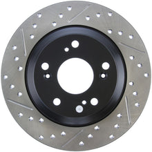 Cargar imagen en el visor de la galería, Rotor trasero derecho ranurado y perforado StopTech 00-09 S2000