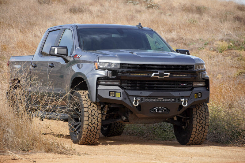 DV8 Offroad SPEC Series Front Bumper — Fits 2019-2021 Chevrolet Silverado 1500