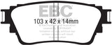 EBC 18-21 Mitsubishi Outlander Ultimax Rear Brake Pads