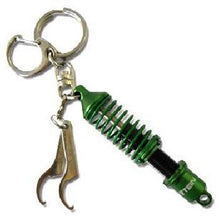 Load image into Gallery viewer, Tein Damper Keychain with Wrench - Green/Black