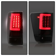 Cargar imagen en el visor de la galería, xTune 04-15 Nissan Titan Light Bar LED Tail Lights - Black (ALT-ON-NTI04-LBLED-BK)