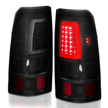 Cargar imagen en el visor de la galería, ANZO 2003-2006 Chevy Silverado 1500 LED Taillights Plank Style Black w/Smoke Lens