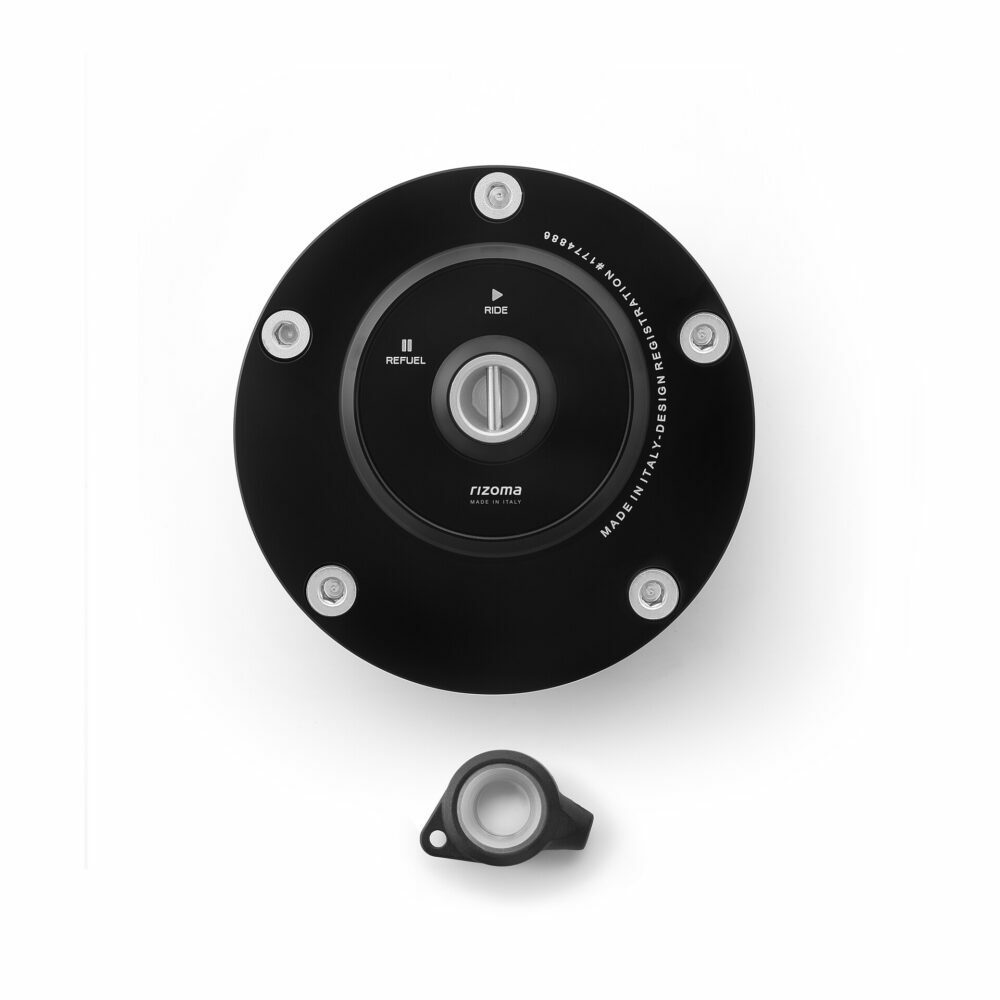 Rizoma GAS CAP Locking Black/Black HON (TF021B)