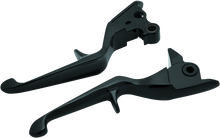 Cargar imagen en el visor de la galería, Kuryakyn Trigger Lever Set 08-13 Touring Cable Gloss Black