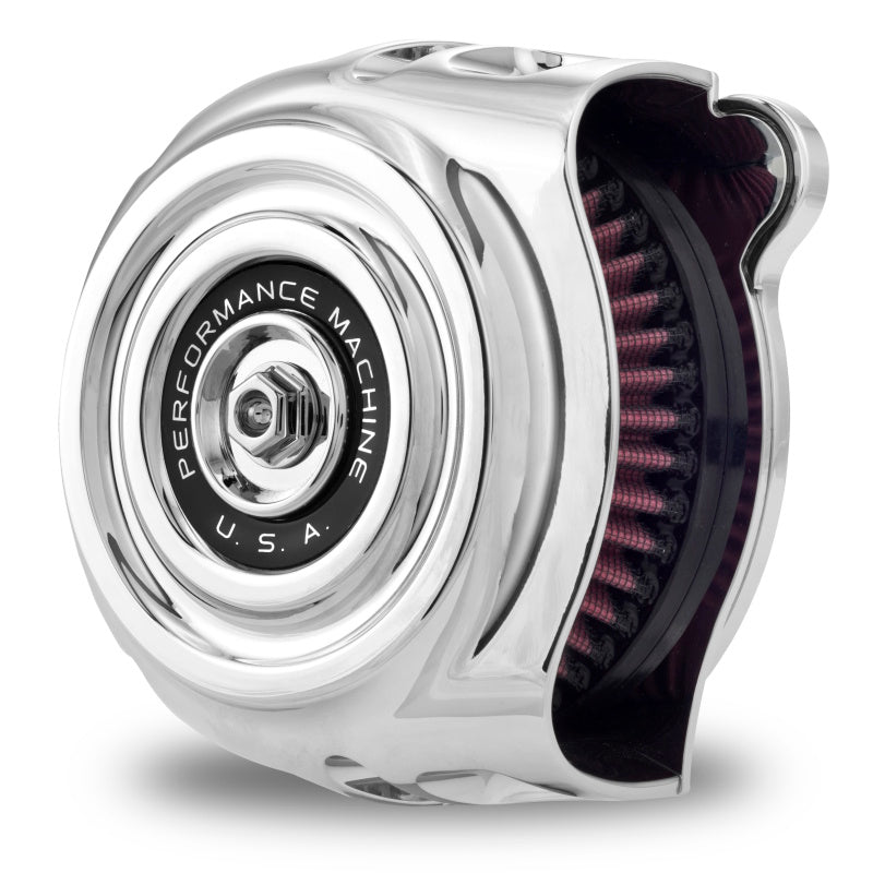 Performance Machine Vintage Air Cleaner - Chrome — Fits 1993-1997 Harley-Davidson Big Twin