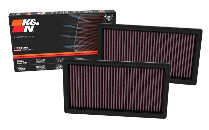 K&N Replacement Drop-In Air Filter — Fits 2022-2024 Land Rover Range Rover/Sport V8-4.4L