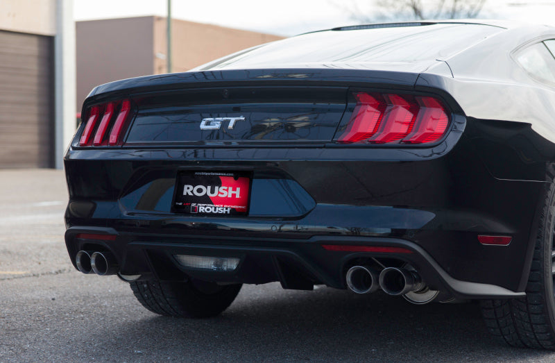 Roush 5.0L V8 Cat-Back Exhaust Kit (Fastback) — Fits 2018-2024 Ford Mustang GT