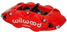 Cargar imagen en el visor de la galería, Wilwood Caliper-Narrow Superlite 6R-LH - Red 1.38/1.12/1.12in Pistons 1.10in Disc