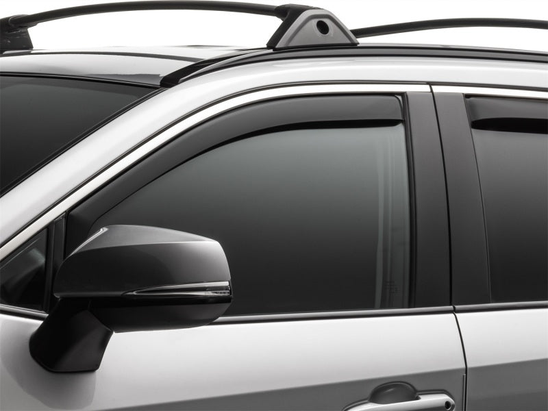 WeatherTech 15-18 Subaru WRX/WRX Sti Sedan/Hatchback Front Side Window Deflectors - Matte Black