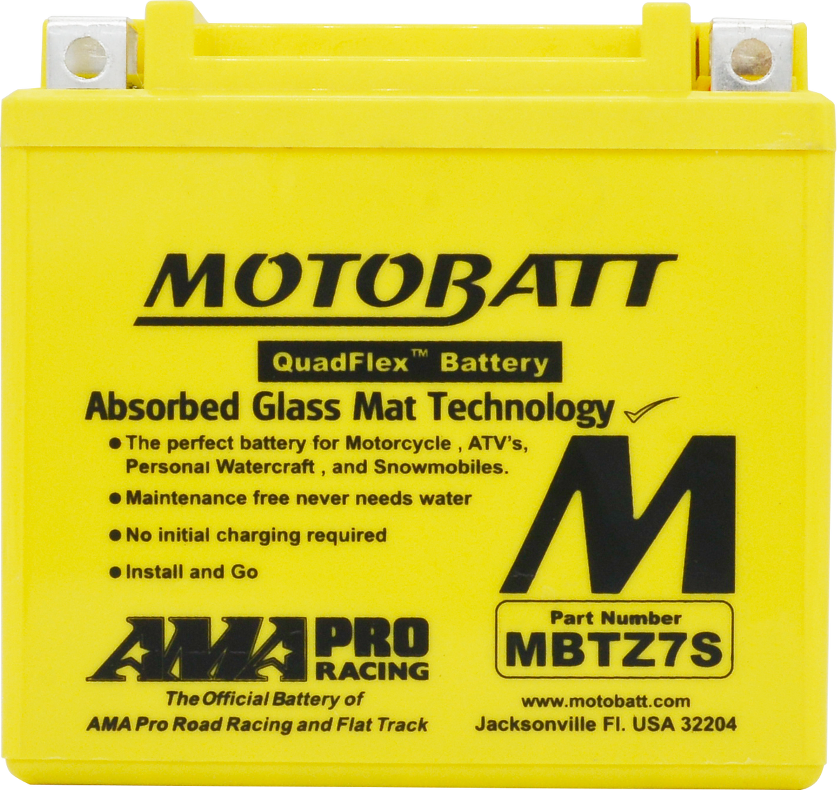 Motobatt Battery MBTZ7S Sealed Factory Activated