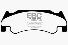 Cargar imagen en el visor de la galería, EBC 05-06 Dodge Ram SRT-10 8.3 Yellowstuff Front Brake Pads