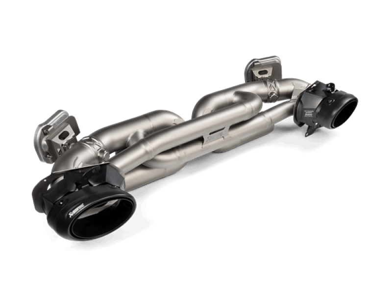 Akrapovic 20-21 Porsche 911 Turbo/Turbo S (992) Slip-On Race Line (Titanium) w/Titanium Tips