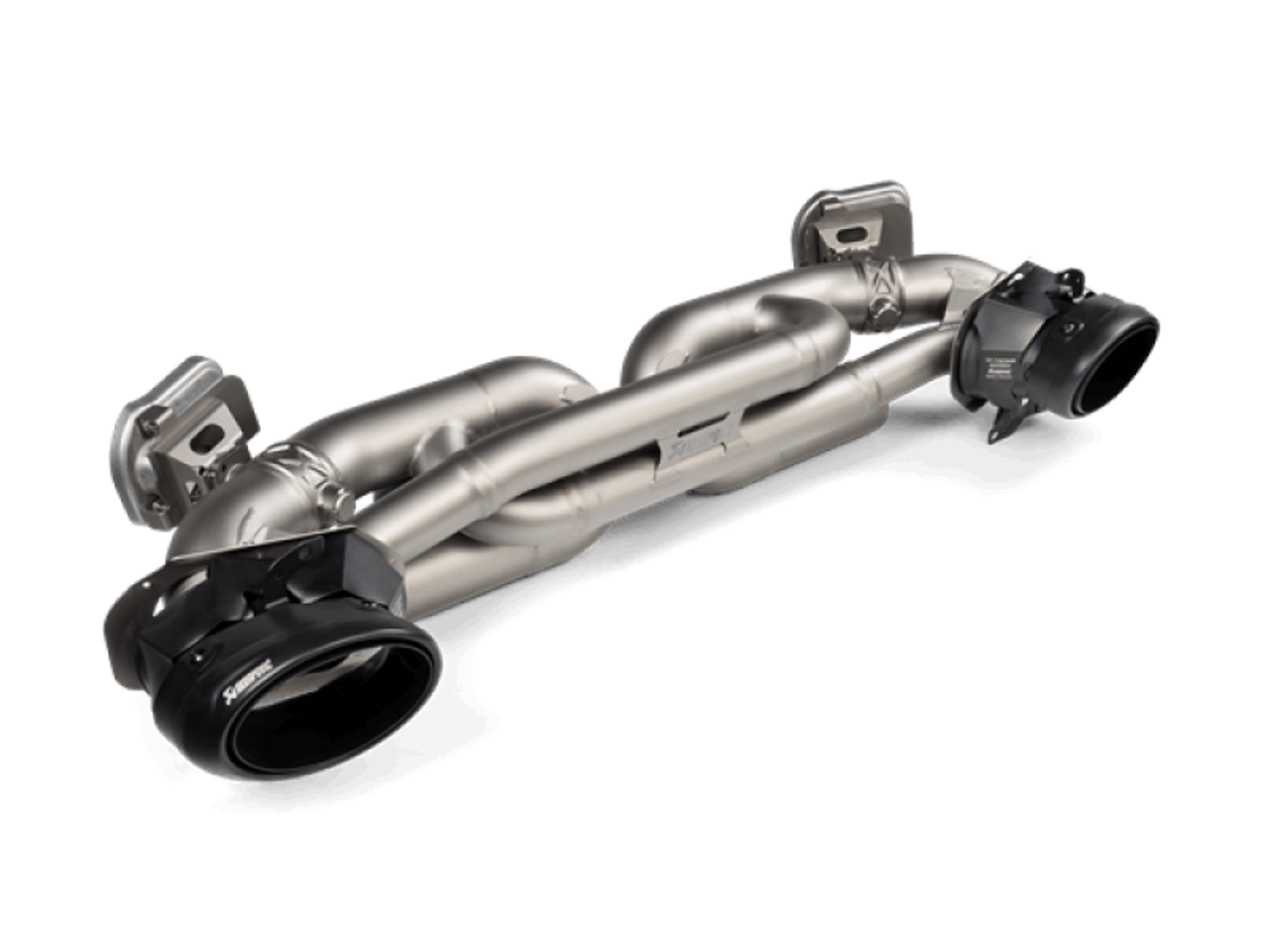 Akrapovic 20-21 Porsche 911 Turbo/Turbo S (992) Slip-On Race Line (Titanium) w/Titanium Tips