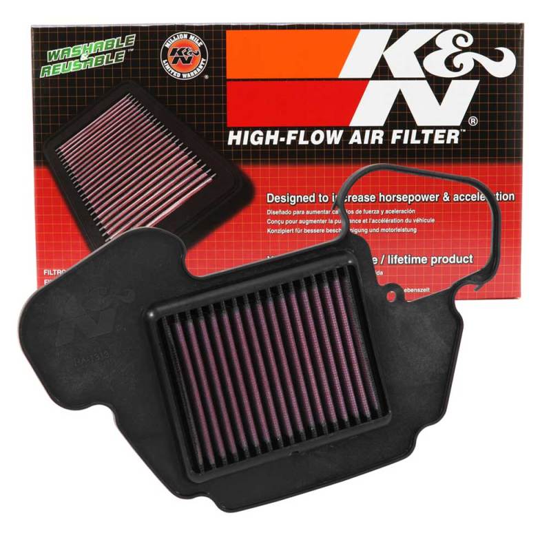 K&N High-Flow Air Filter — Fits 2013-2020 Honda Grom 125 / MSX125
