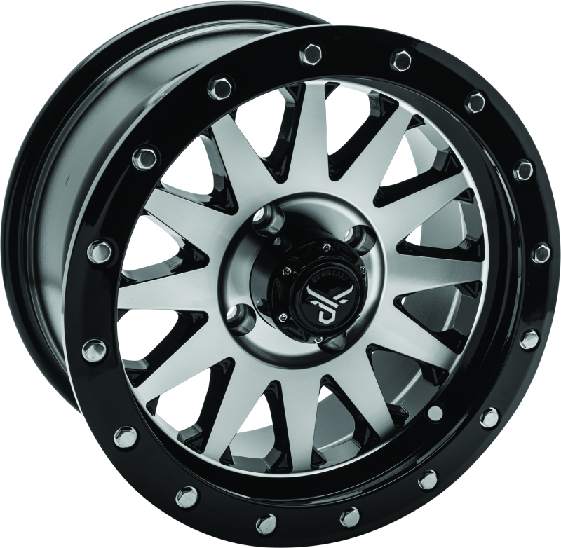 QuadBoss Wagon 14X7 - 5+2 - 4/110 - Black Machined