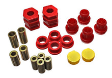 Cargar imagen en el visor de la galería, Energy Suspension 96-00 Honda Civic/CRX Red Front Control Arm Bushing Set