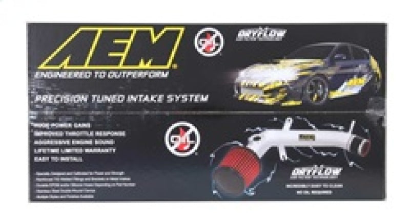 AEM 22-413R Red Short Ram Intake — Fits 1996-2000 Honda Civic CX, DX, LX