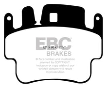 Cargar imagen en el visor de la galería, EBC 98-05 Porsche 911 (996) (Cast Iron Rotor only) 3.4 Carrera 2 Bluestuff Front Brake Pads