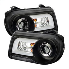 Cargar imagen en el visor de la galería, Spyder Chrysler 300C 05-10 Projector Headlights LED DRL Black High/Low H7 PRO-YD-C300C-DRL-BK