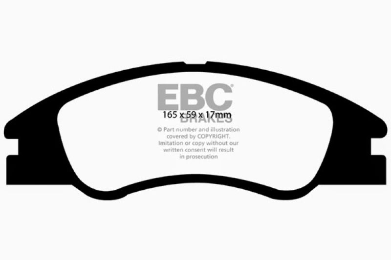 EBC 04-09 Kia Spectra 1.8 Greenstuff Front Brake Pads