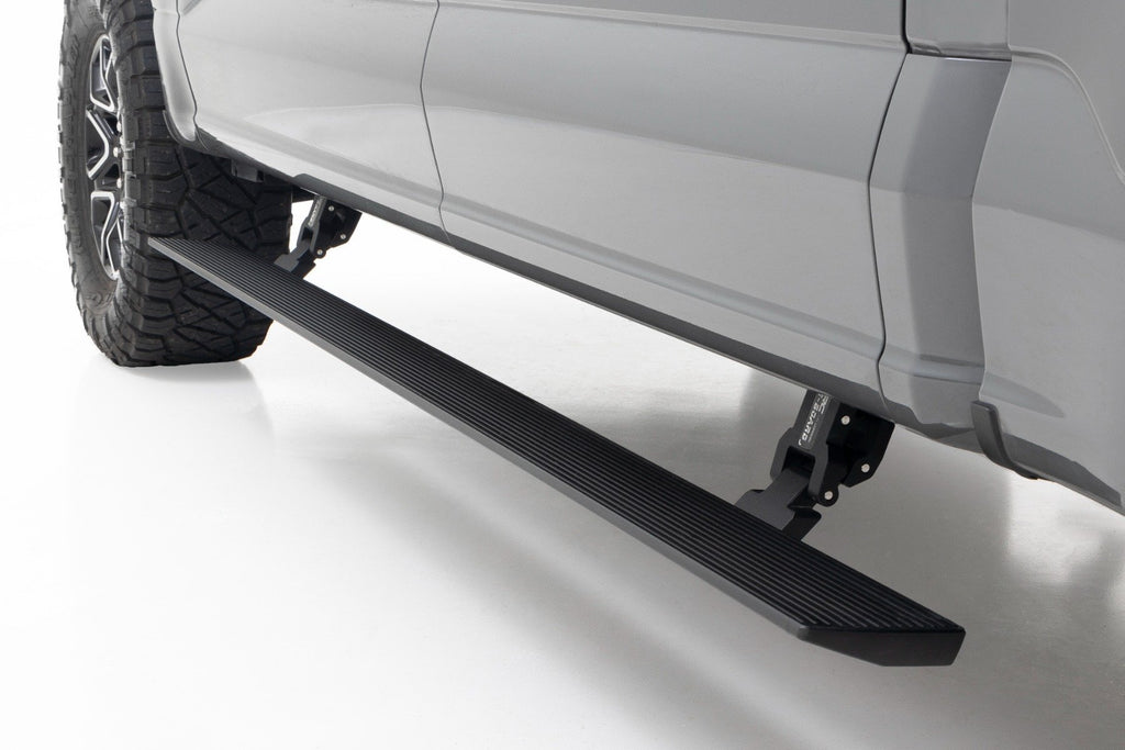 Power Running Boards | Dual Electric Motor | Crew Cab | Ford F-150/Lightning/F-250/F-350/Raptor (15-23)