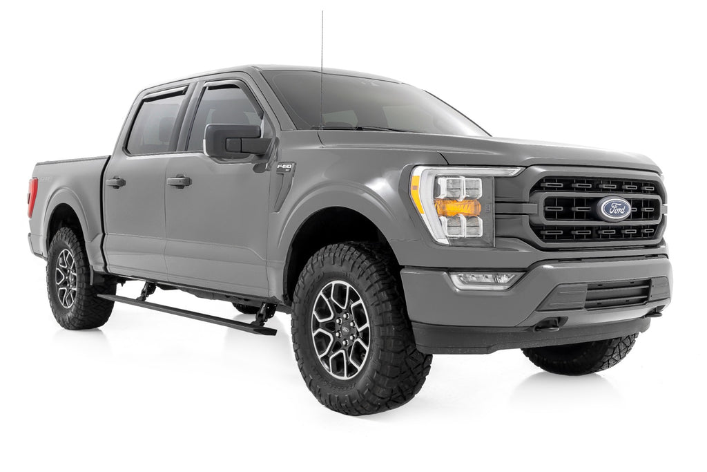 Power Running Boards | Dual Electric Motor | Crew Cab | Ford F-150/Lightning/F-250/F-350/Raptor (15-23)