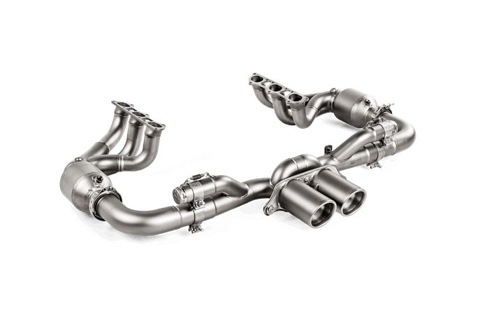 Akrapovic 2018 Porsche 911 GT3 RS (991.2) Slip-On Race Line (Titanium) w/Titanium Tips