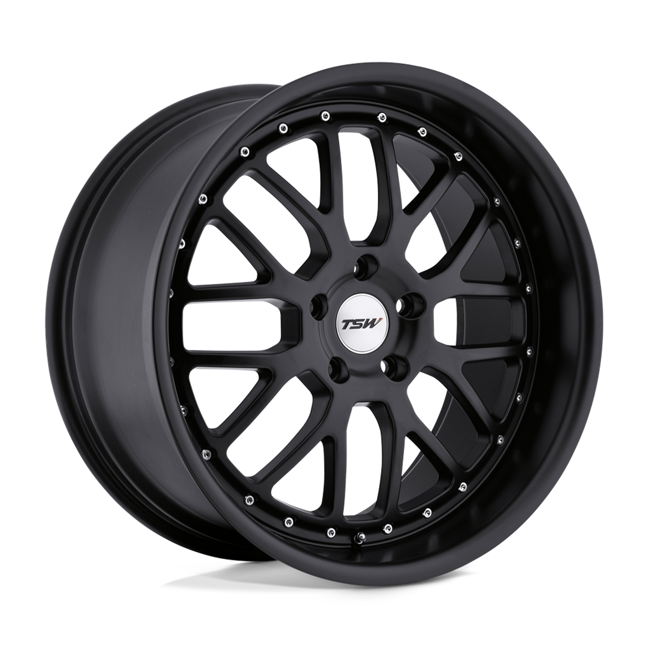 TSW Alloy Wheels TWVAL 19X8 5X120 M-BLK 20MM