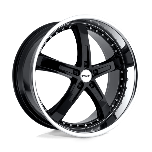 TWJAR 17X8 5X112 G-BLK MRR LIP 32MM