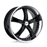 TWJAR 17X8 5X112 G-BLK MRR LIP 32MM